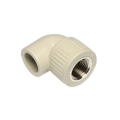 Коляно 90° с вътрешна месингова резба Wavin, Ф32mm, 1"