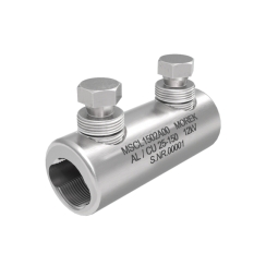 Алуминиев покалаен съединител с късащи болтове Morek MSCL150, 25-150mm2, 12kV,