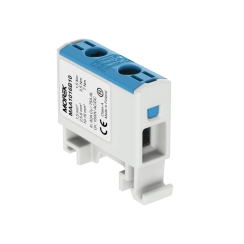 Тунелна клема Morek OTL16 1x, 1P, 82A, 1.5-16mm2, 1kV, синя