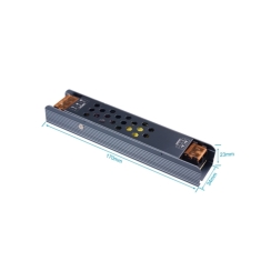 LED Захранване Lightex, 60W, 24VDC, 2.55A, IP20, метално