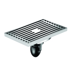 Сифон правоъгълен Magdrain FC03Q5-G, 90x140mm, месинг/хром, 36l/min