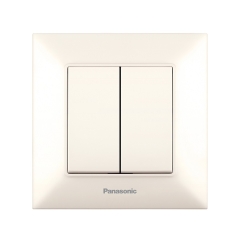 Двоен ключ сх 5 Panasonic Arkedia Slim, крем