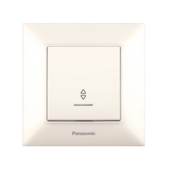 Девиаторен ключ СХ-6 Panasonic Arkedia Slim, осветен, крем