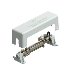 Шина за изравняване на понтенциал, 217mm, CuZn, сива