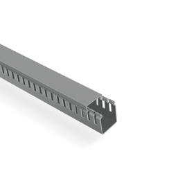 Перфориран кабелен канал, 40x40mm, 1m, сив