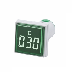 LED Индикатор Tosun AD22-ST, термометър със сензор, -20 - +199C, зелен