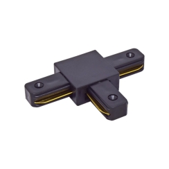 Аксесоар за релсови системи Vivalux конектор T, черен