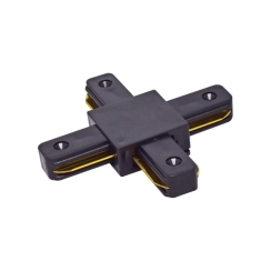 Аксесоар за релсови системи Vivalux конектор X, черен