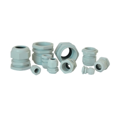 Пластмасов щуцер PG13.5, Ф13mm, сив