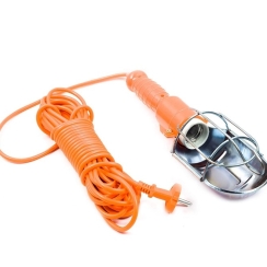 Подвижна лампа , E27, с ключ, кабел 9m