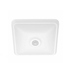 LED плафон Lightex, сензор за движение, 12W, 4000K, IP20, 250x250mm