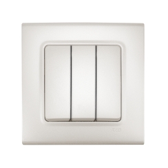 Троен ключ Viko Linnera Life, перлено бяло