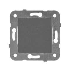 Механизъм единичен ключ сх. 1 Panasonic Karre Plus, тъмно сив-антрацит