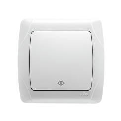 Кръстат ключ сх. 7 Viko Carmen, бял