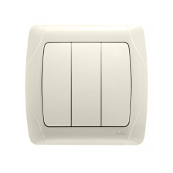 Троен ключ Viko Carmen, бежов/крем