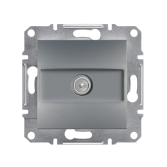 Механизъм TV крайна розетка 1dB Schneider Asfora, стомана