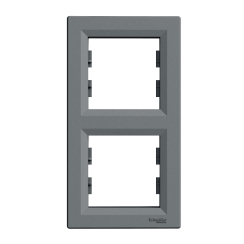 Двойна вертикална рамка Schneider Asfora, стомана