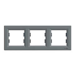 Тройна хоризонтална рамка Schneider Asfora, стомана