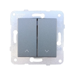 Механизъм ключ за щори Panasonic Karre Plus, тъмно сив-антрацит