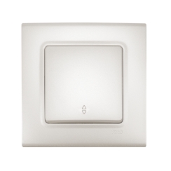 Девиаторен ключ сх.6 Viko Linnera Life, перлено бяло