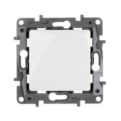 Механизъм единичен ключ СХ-1 Legrand Niloé, бял