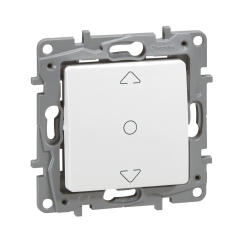 Механизъм ключ за щори с 3 позиции Legrand Niloé, бял