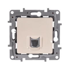 Механизъм LAN розетка RJ45 CAT5e Legrand Niloé, крем
