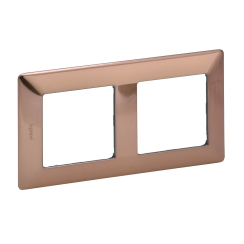 Декоративна двойна рамка Legrand Valena Life, мед