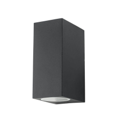 Осветително тяло Vivalux Porto SQ, 2xGU10, IP44, черно