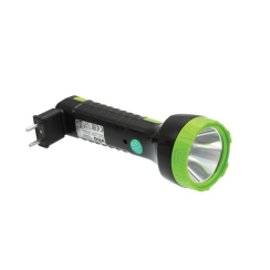 Презареждащ LED фенер Vito Lampas-11, 3W, 6000K, 400mAh, черно-зелен