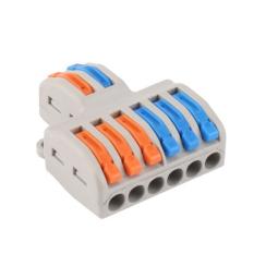 Двупосочен конектор, 2P/6P, 400V, 32A, 4kV