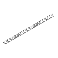 Разпределителен виличен гребен Schrack, 1Р, 10mm², 1m, 57M