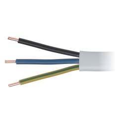 Плосък инсталационен безмостов кабел E-YDYp 3x1mm²