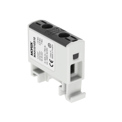 Тунелна клема Morek OTL50 1xAl/Cu, 1P, 160A, 1.5-50mm2, 1.5kV, черна