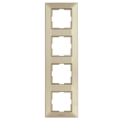 Четворна вертикална рамка Panasonic Arkadia Slim, бронз