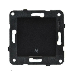 Механизъм бутон звънец Panasonic Karre Plus, черен