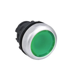 Бутон светещ LED NP8-10BND, 1NO, 6-36V, зелен