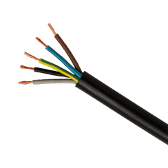 Шлангов кабел лек тип H05RR-F (ШКПЛ), 5 x 1.5mm2