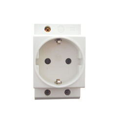 Контакт шуко за DIN шина Elmark, 1 гнездо, 16A