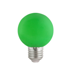LED крушка Vito Colored G60, 3W, E27, зелена, 230VAC