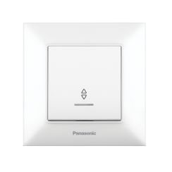 Девиаторен ключ сх-6 Panasonic Arkedia Slim, осветен, бял