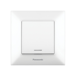 Ключ за бойлер Panasonic Arkadia Slim, светещ, бял