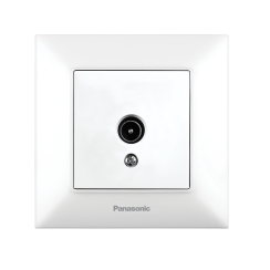 ТV розетка Panasonic Arkedia Slim 12dB, бяла