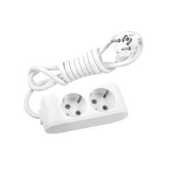 Разклонител шуко, 5m, 2 гнезда, със защита за деца X-tendia