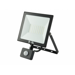 LED прожектор със сензор PIR, 6000K, 50W