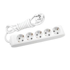 Разклонител шуко, 3m, 5 гнезда, със защита за деца X-tendia