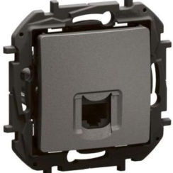 Розетка RJ45 cat.5e UTP цвят Сив Niloe New Legrand