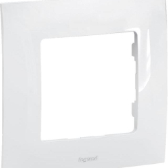 Рамка 1х цвят Бял Niloe New Legrand