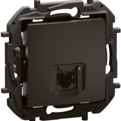 Розетка 1x RJ45 CAT6a STP Niloe New Legrand, черна