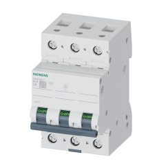 Автоматичен прекъсвач Siemens 5SL6, 3P, 16A, 6kA, крива С